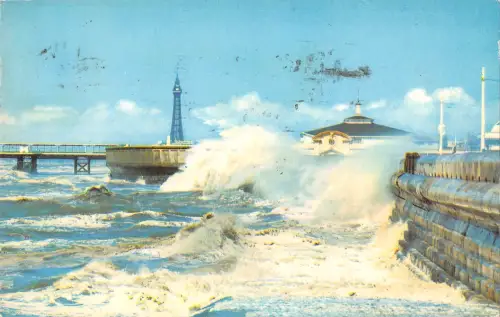 uk9696 raue See bei Blackpool UK