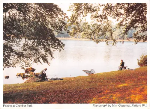 uk4929 Angeln im Clumber Park UK