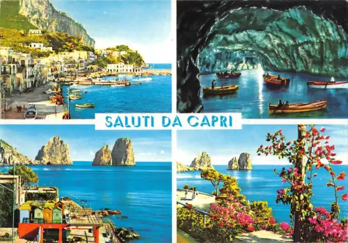 BR76683 saluti da capri italy