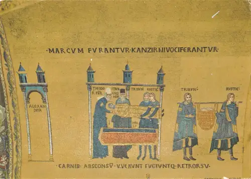 BT1893 venezia basilica di s marco abside trafugamento di s marco postkarte italien