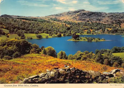 B101888 grasmere from white moss cumbria uk