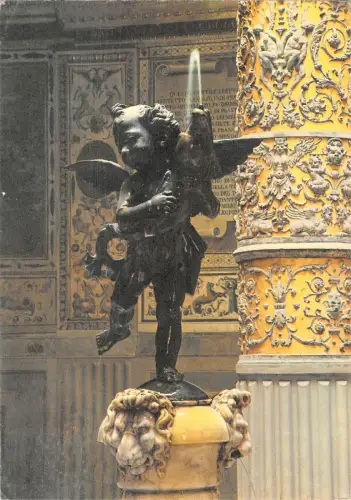 BT1401 firenze il putto del verrocchio nel cortile del palazzo vecchio italy