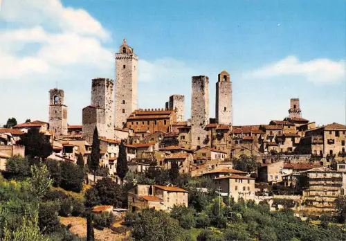 BT0134 San Gimignano Panorama Siena Italien
