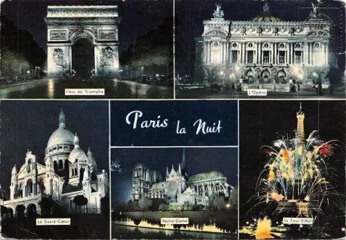 BF1436 Paris Mehrfachansichten Frankreich