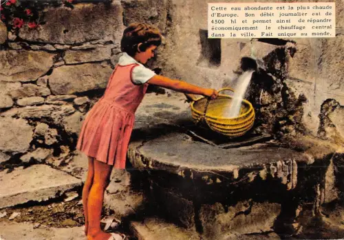 BT8617 Chaudes Aigues la source d eau chaude France