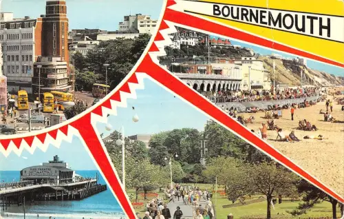 B101177 bournemouth uk 14x9cm