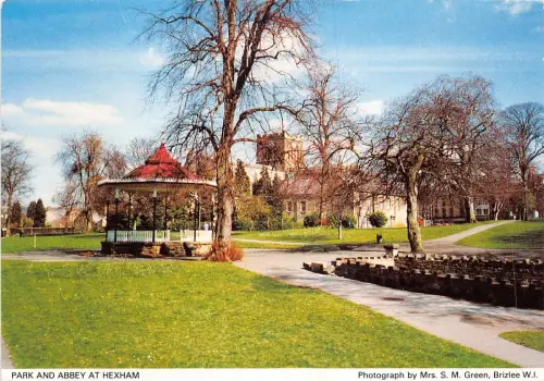 uk46924 park and abbey at hexham uk