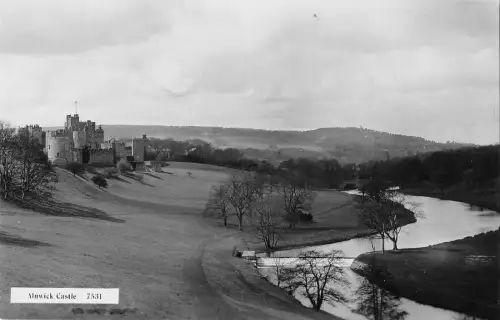 BR78939 alnwick castle real photo uk