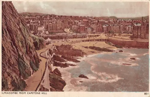 BR96928 Solograph 8011 ilfracombe from capstone hill uk