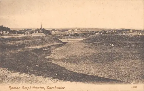 BR77655 roman amphiteatre dorchester uk