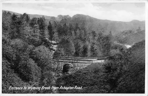 uk13883 Wyming Brook ashopton road real photo uk