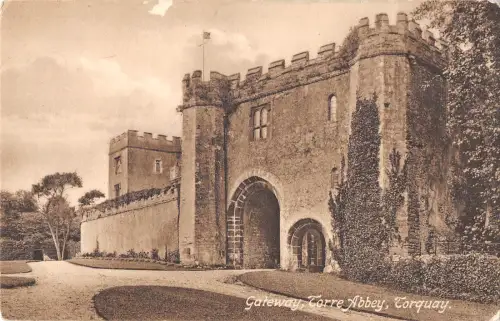 uk17160 gateway torre abbey torquay real photo uk