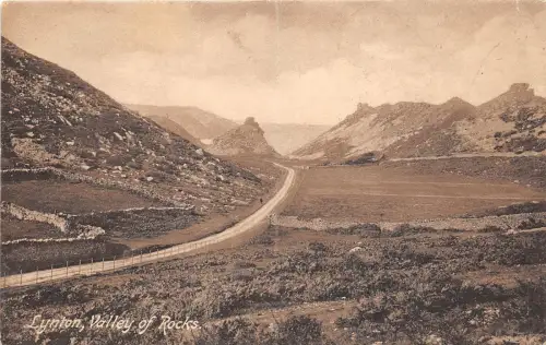 BR59096 lynton valley of rocks uk