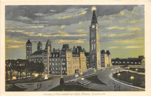 br106349 houses of parliament at night ottawa canada