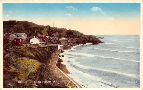 BR59272 High Tide at Heysam Point UK