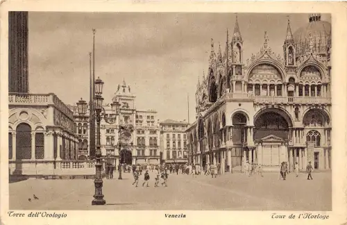 BR34075 Torre dell orlogio Venezia Italien