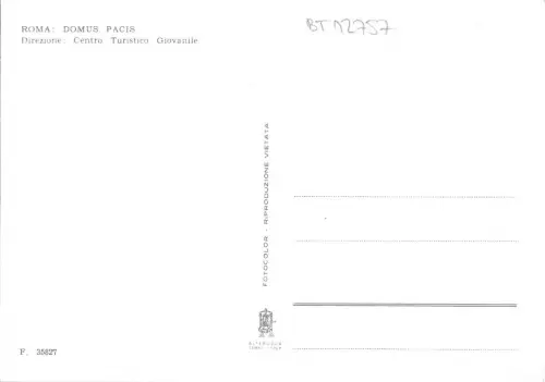 BT12757 Roma Duomus Pacis Italien