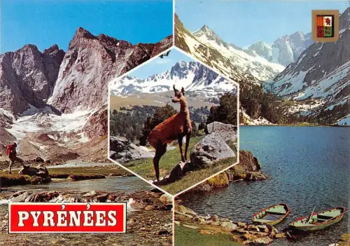 BT7679 Les Pyremees le vignemale et le lac de Gaube Frankreich