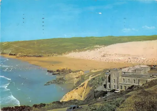BR92367 castle perranporth cornwall uk