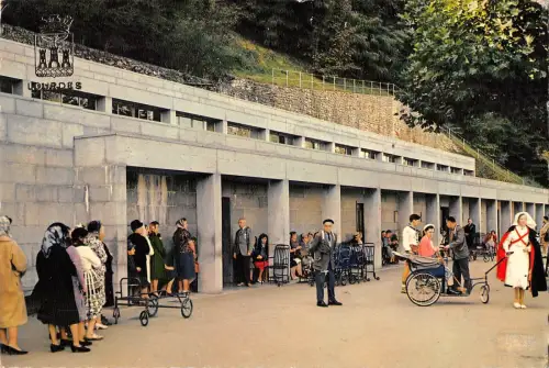 BR51568 Lourdes die Schweinebäder Frankreich