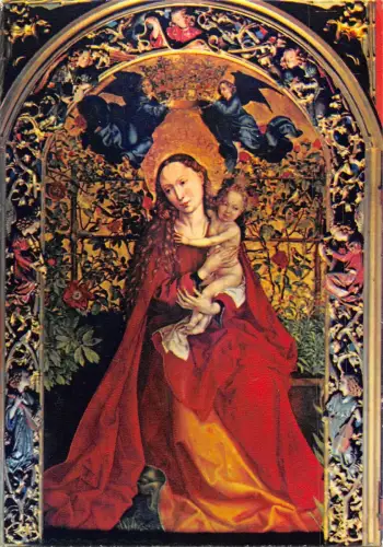 BR85897 Colmar Kathedrale Saint Martin La Vierge Gemälde Postkarte Frankreich