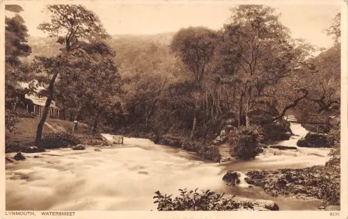 uk15531 watersmeet lynmouth real photo uk