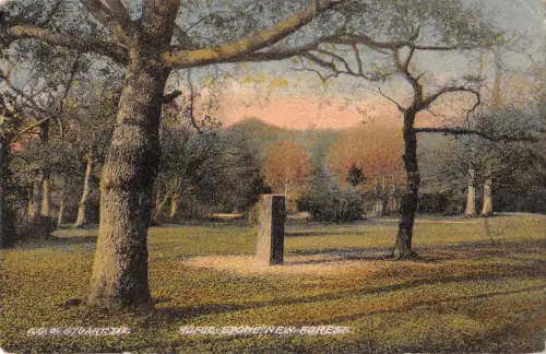 uk13456 rufus stone newforest uk