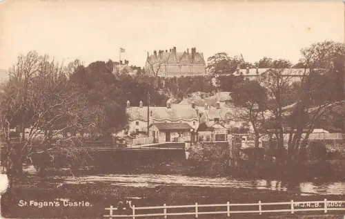 uk12784 st fagan s castle wales real photo uk