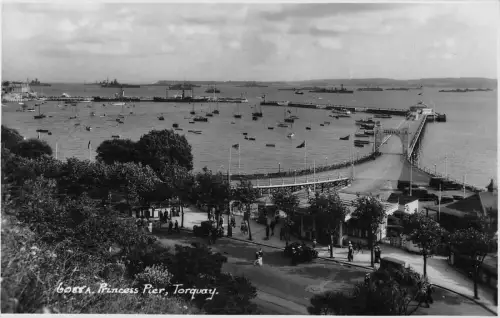 uk14014 princess pier torquay real photo uk