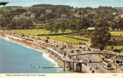 uk11335 abbey gardens and sea front torquay uk
