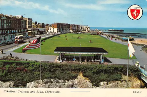 uk10182 ethelbert crescent and lido cliftonville uk