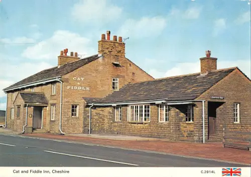 BR92557 cat and fiddle inn cheshire uk