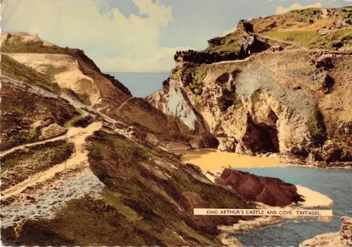 BR87651 king arthur s castle and cove tintagel uk