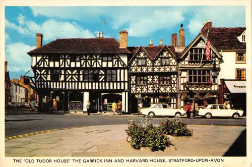 uk6467 old tudor house garrick inn and harvard house stratford upon avon uk