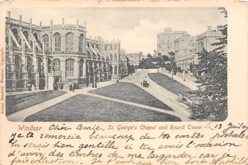 BR61096 Windsor St George Chapel and Round Tower UK