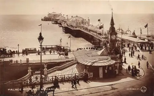 B86108 Palace Pier and Aquarium Brighton UK