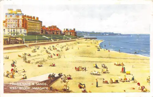 Bg32955 promenade and sands westbrook margate uk