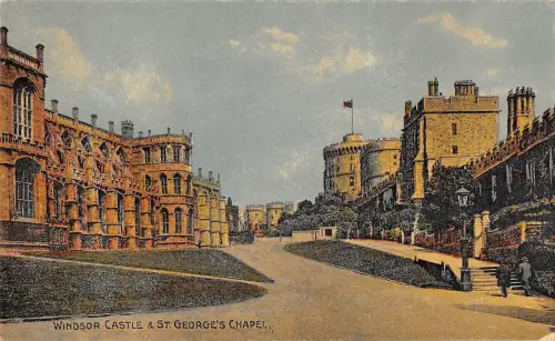 BR80879 Windsor Castle and St George S Chapel UK