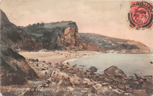 BR39744 Babbacomoe und Oddicombe Beach England