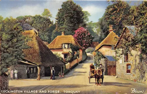 B89313 cockington village and forge torquay uk
