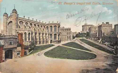 BR65486 St George s Chapel and Castle Windsor UK
