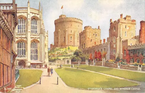 BR80568 St George s Chapel and Windsor Castle UK