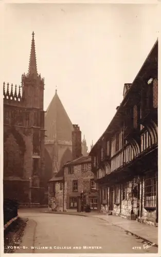 BR94311 york st william s college and minster real photo uk