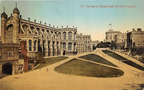 BR58278 St George Chapel and Windsor Castle UK