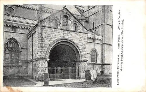 BR67719 Southwell Cathedral North Porch UK