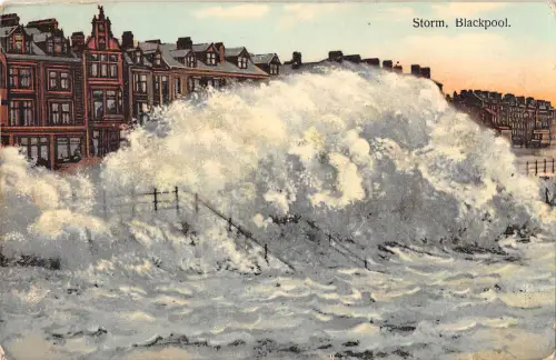 uk13144 storm blackpool uk