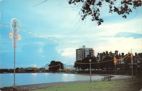BR66354 Southsea the Canoe Lake and South Parade UK 14x9cm