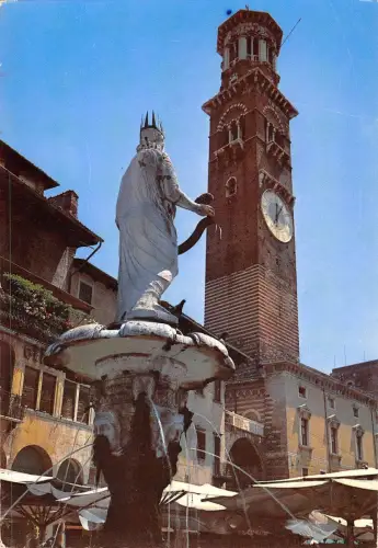 BT0630 Verona piazza erbe madonna verona Italien