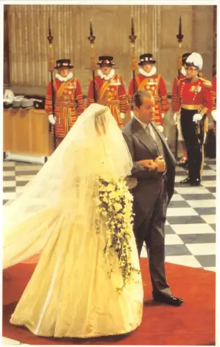 Lot236 Hochzeit Prinz Charles und Lady Diana königliche Braut Entres St Paul UK