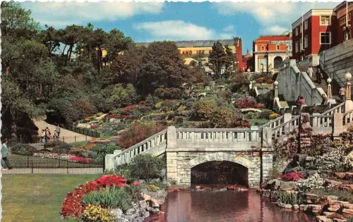 uk52027 gardens and bourne stream bournemouth uk